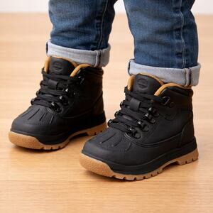 Timberland Euro Hiker Shell Water Resistant Toddler Boots Size 4 Black